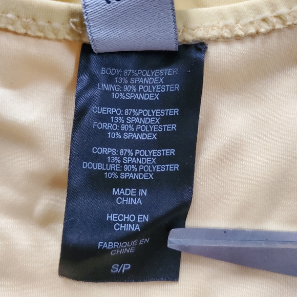 Sperry One-piece Swimsuit- Yellow S/P - Picture 8 of 8